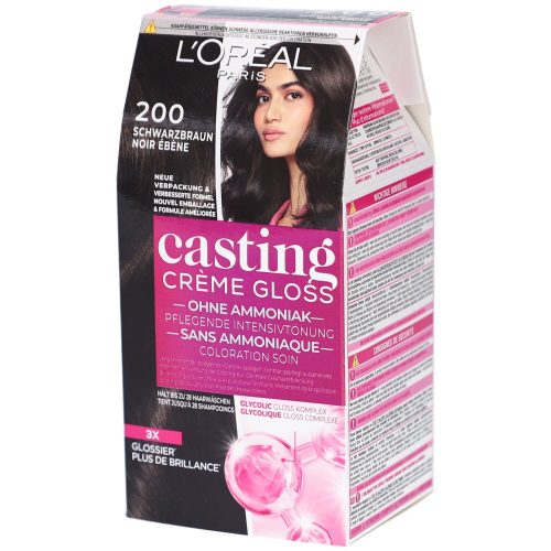L'Oréal Casting, L'Oréal Casting Creme Gloss 200, schwarzbraun (1 Stk)