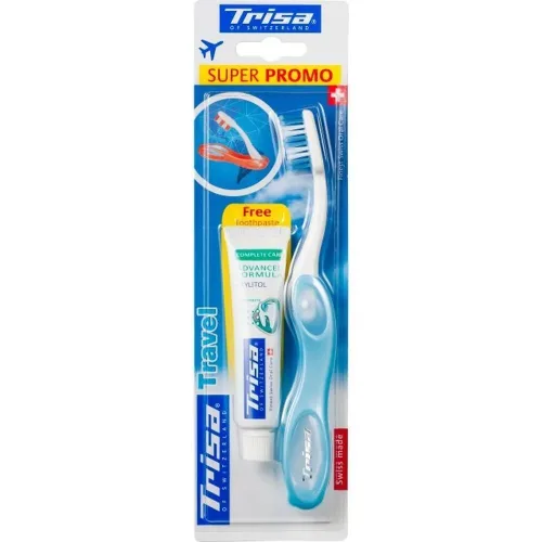 Trisa, TRISA TRAVEL Promo mit Gratiszahnpasta
