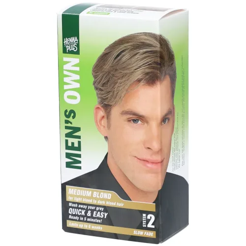 Henna Plus, HENNA PLUS Men's Own System 2 Medium Blond (1 Stk)