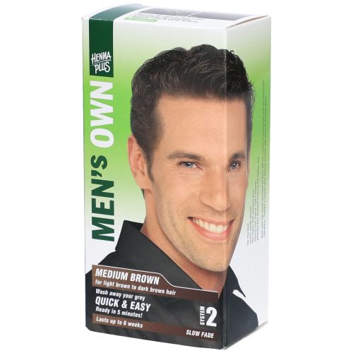 Henna Plus, HENNA PLUS Men's Own System 2 Medium Brown (1 Stk)