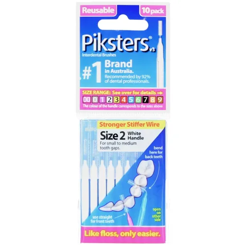 Piksters, Piksters Interdentalbürsten, Grösse 2 (10 Stk)