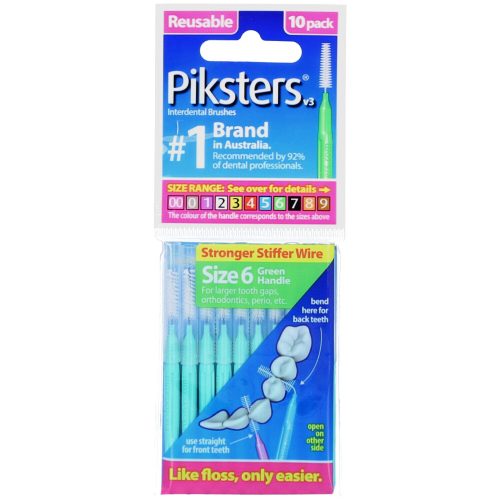 Piksters, Piksters Interdentalbürsten, Grösse 6 (10 Stk)