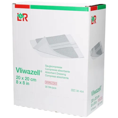 Vliwazell, Vliwazell Saugkompresse, 20x20cm (30 Stk)