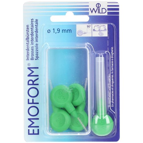 Emoform, EMOFORM Interdentalbürsten 1.9mm hellgrün (5 Stk)