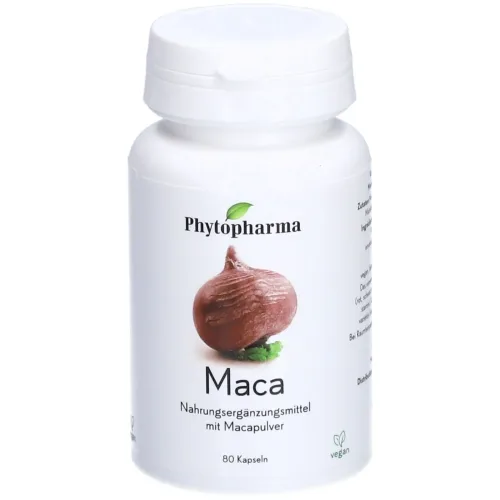 Phytopharma, Phytopharma Maca 409mg pflanzlich Kapseln (80 Stk)