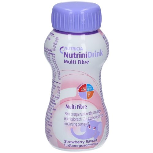 NUTRICIA, NUTRICIA NutriniDrink Multi Fibre Erdbeere (200ml)