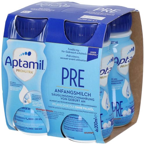 Aptamil, Aptamil PRE mit Pronutra trinkfertig (4x200ml)