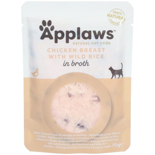 Applaws, Applaws Nassfutter mit Hühnchenbrust und Wildreis (70g)