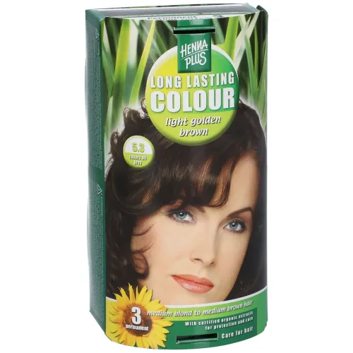Henna Plus, HENNA PLUS Long Lasting Colour 5.3 Helles Goldbraun (1 Stk)
