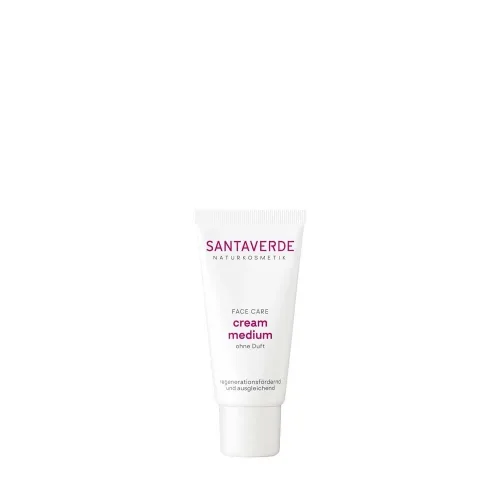 Santaverde, Santaverde Aloe Vera Creme Medium ohne Duft Gesichtscreme 30 ml