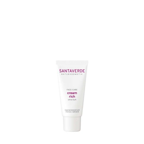 Santaverde, Santaverde Aloe Vera Creme Rich ohne Duft Gesichtscreme 30 ml