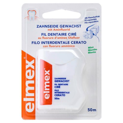 Elmex, Elmex Zahnseide Mint gewachst (50m)