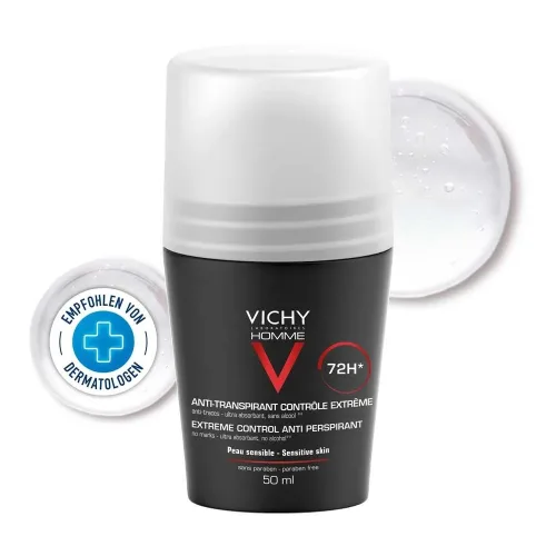 VICHY, VICHY Homme Deo Anti-Transpirant 72H Roll-on (50ml)