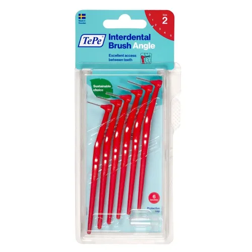 TEPE, TePe Angle Interdental Brush 0.5mm rot (6 Stk)