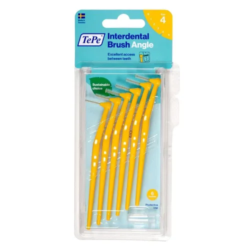 TEPE, TePe Angle Interdental Brush 0.7mm, gelb (6 Stk)