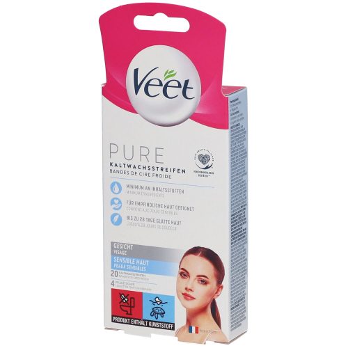 Veet, VEET Kaltwachsstreif Gesicht sens Haut 10 x 2 Stk