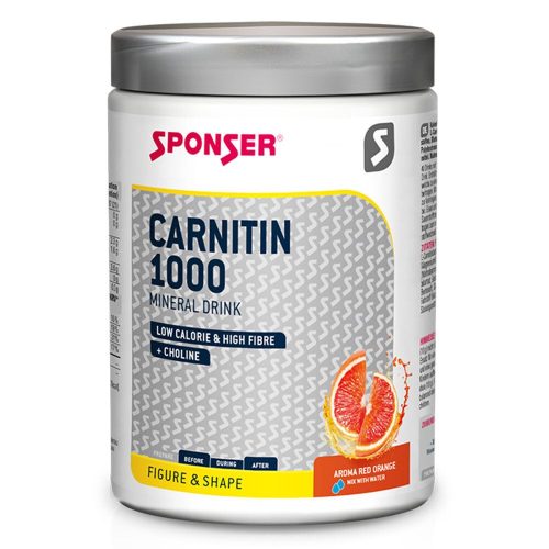 SPONSER, Sponser Carnitin 1000 Mineraldrink Red Orange (400g)