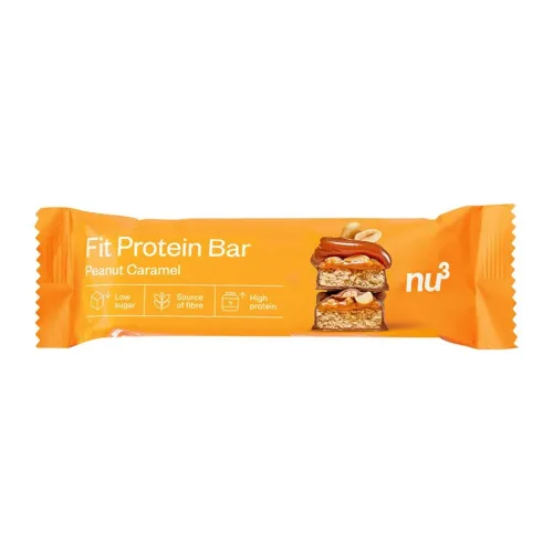 nu3, nu3 Fit Protein Bar Peanut Caramel (55g)