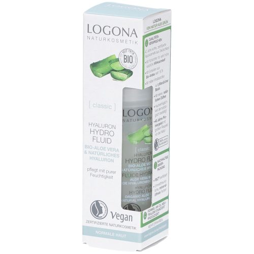 Logona, Logona Classic Hyaluron Hydro Fluid Bio-Aloe Vera & Hyaluronsäure Gesichtsfluid 30 ml