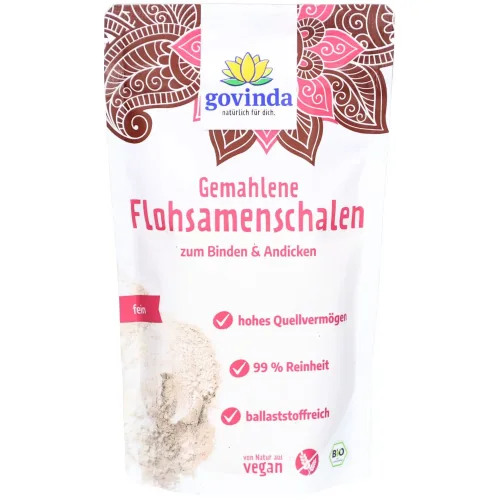 GOVINDA, govinda Flohsamenschalen gemahlen