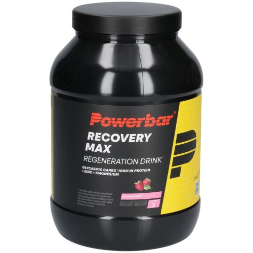 POWER BAR, POWER BAR Kohlenhydrat-Eiweiß-Getränkepulver Recovery Max Raspberry 1144g bunt