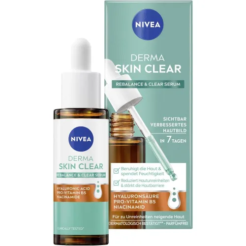 Nivea, Nivea - Derma Skin Clear Rebalance & Clear Serum, 30 ml