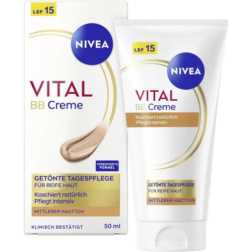 Nivea, NIVEA Getöntes Tagesfluid LSF 15 Tagescreme 50 ml Damen