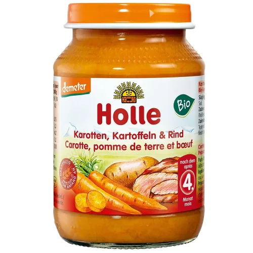Holle, Holle Karotte, Kartoffel & Rind Bio (190g)