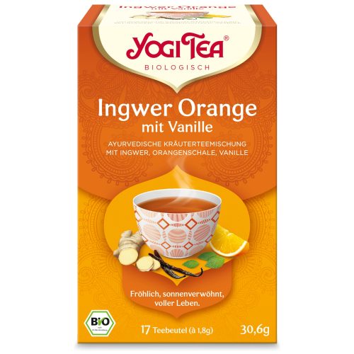 YogiTea, YOGI TEA Ingwer Orange mit Vanille 17 Btl 1.8 g
