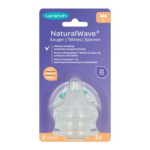 Lansinoh, 2er-Pack Trinksauger NaturalWave