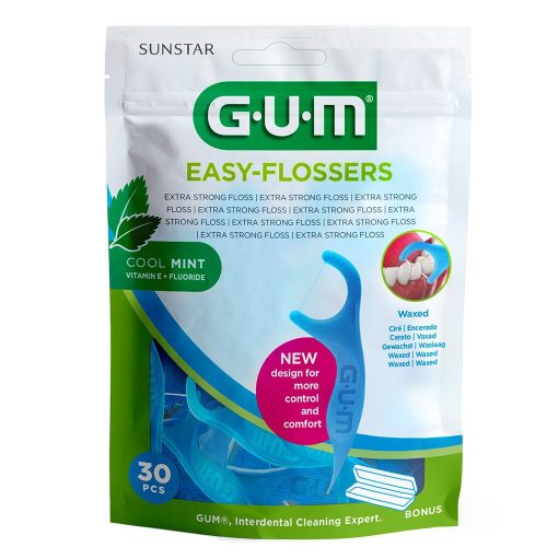 Sunstar Gum, SUNSTAR Gum Easy Flossers Zahnseide (30 Stk)
