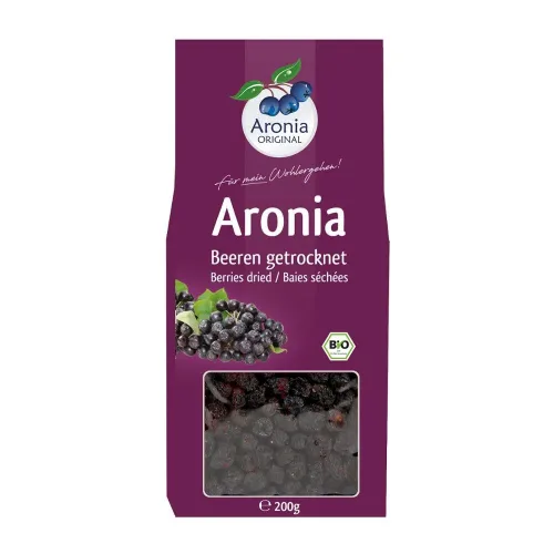 Aronia ORIGINAL, Aronia ORIGINAL Bio Aroniabeeren getrocknet (200g)