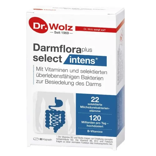 Dr. Wolz, Dr. Wolz Darmflora plus select intens Kapseln (80 Stk)