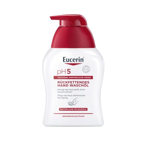 Eucerin pH5 Hand Waschöl ? Rückfettende Reinigung für empfindliche, trockene und strapazierte Hände