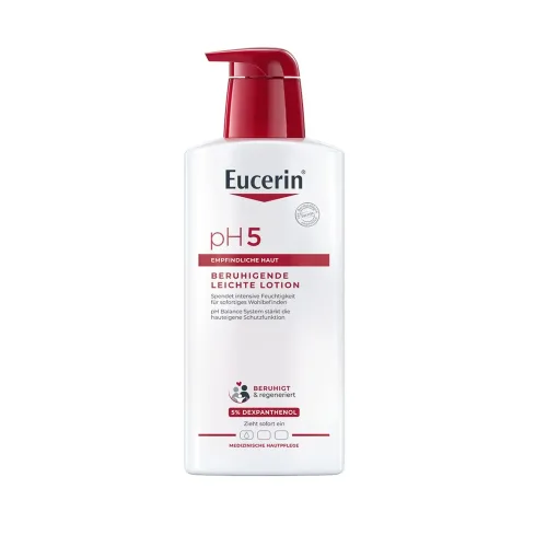 Eucerin pH5 Leichte Textur Lotion ? pflegt empfindliche, normale bis trockene Haut & macht die Haut widerstandsfähiger