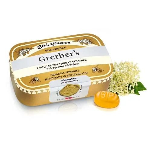 Grether's, Grether's Pastilles Elderflower zuckerfrei (110g)