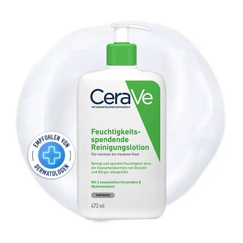 CeraVe, CeraVe - Feuchtigkeitsspendende Reinigungslotion, 473 ml