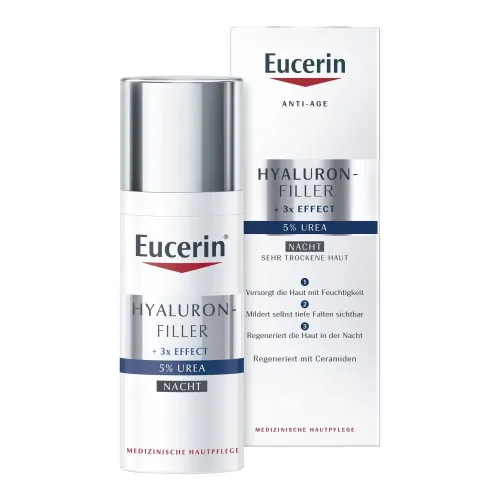 Eucerin HYALURON-FILLER, Eucerin HYALURON-FILLER + UREA Nachtpflege (50ml)