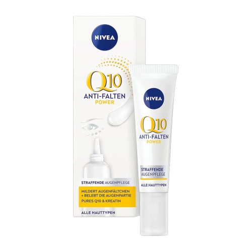 Nivea, Nivea - Visage Q10plus Augenkonturen Creme, Q10 Power Anti-Falten, 15 ml
