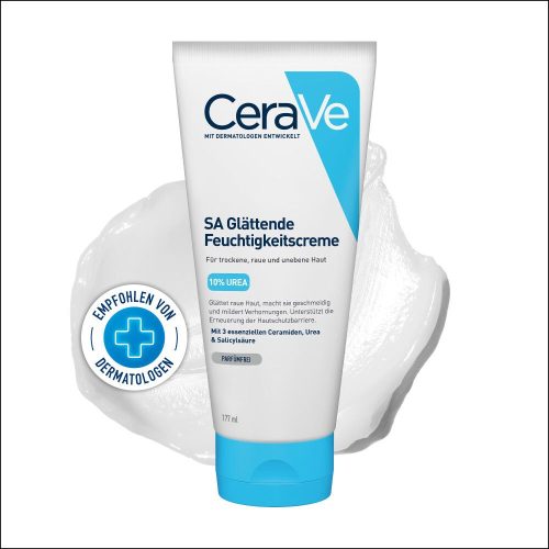 CeraVe, CeraVe - SA Urea Glättende Feuchtigkeitscreme, 177 g