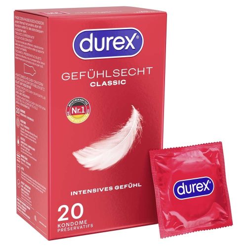 Durex, Durex - Gefühlsecht Classic, 20Stück