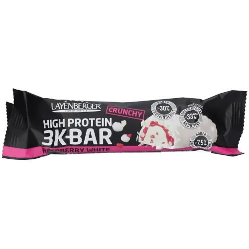 Layenberger, Layenberger 3K Protein Riegel Crunchy Raspberry white (45g)