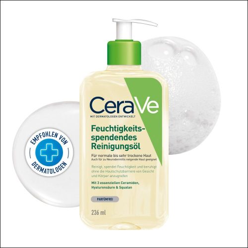 CeraVe, CERAVE Hyrdrating Foaming Oil Cleanser Feuchtigkeitspendendes Reinigungsöl 236ml Damen