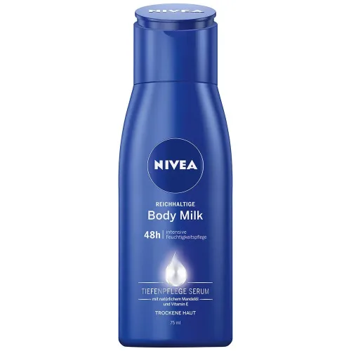 Nivea, Nivea Reichhaltige Body Milk Mini Körpermilch 75ml Damen