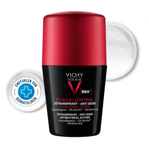 VICHY, VICHY - Homme Clinical Control 96h Antitranspirant Roll On, 50 ml