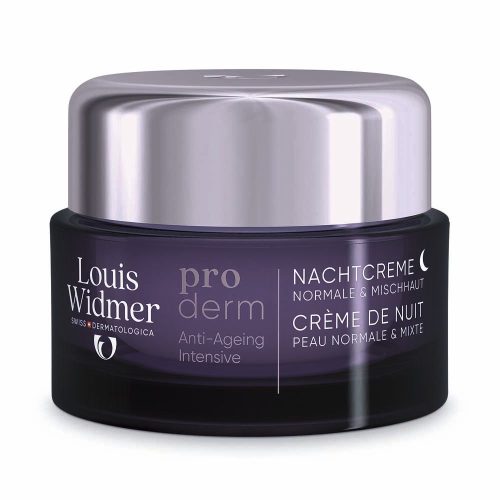 Louis Widmer, Louis Widmer - proderm Nachtcreme ohne Parfum, 50 ml