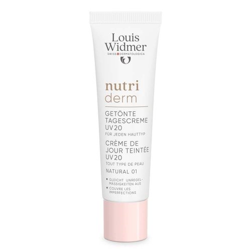 Louis Widmer Nutriderm getönte Tagescreme UV 20 Natural 30 ml ohne Parfum