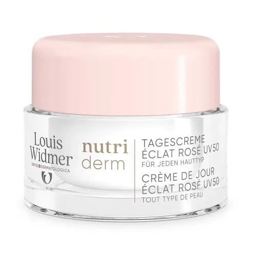Louis Widmer, Louis Widmer - nutriderm Tagescreme Éclat Rosé UV 50, 50 ml
