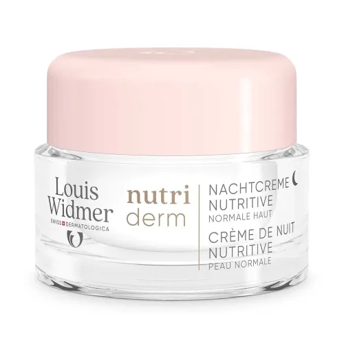 Louis Widmer, Louis Widmer nutriderm Nachtcreme Nutritive unparfümiert (50ml)