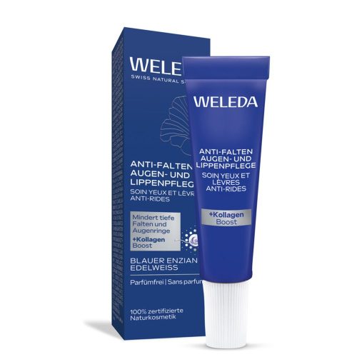 Weleda, Weleda - Anti-Falten Augen- und Lippenpflege Blauer Enzian & Edelweiss, 10 ml